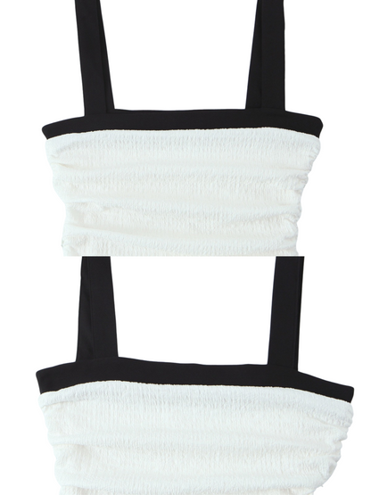 Zahara Contrast Trim Bubble Dress