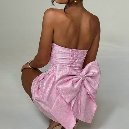 Antalya Mini Dress-Pink