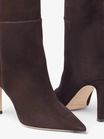 Pointed Toe Stiletto Boots European Style Catwalk Fashion