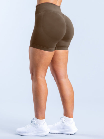 High-waisted, Tummy-flattening, And Butt-lifting Yoga Shorts