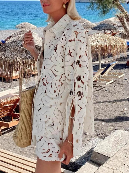 Flirty Lace Fresh Cutout Two Sets