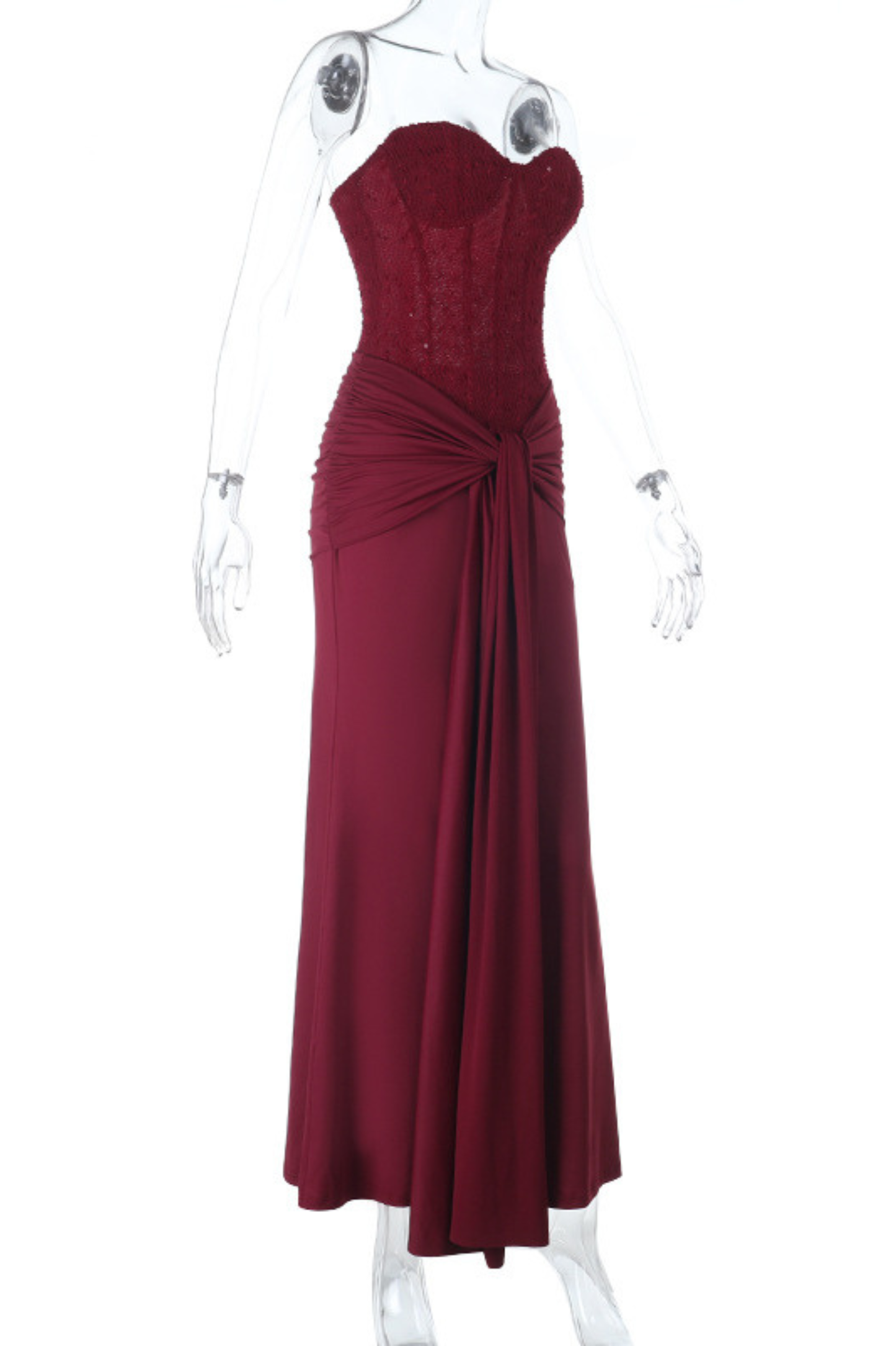 Strapless Slim-Fit Evening Dress