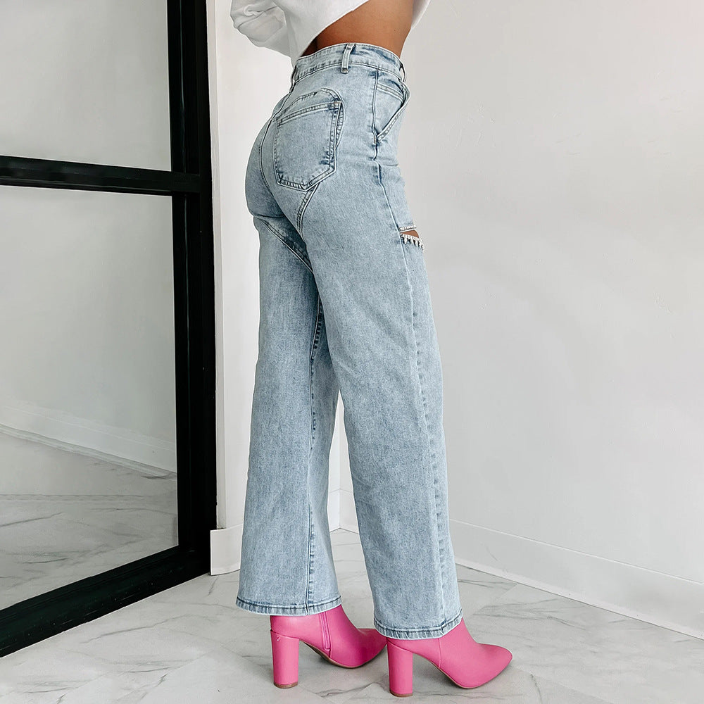 Denim Dazzle Jeans - Blue