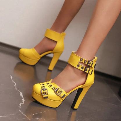 Anna & Rose | Ember™ | Elegant Strap Heels