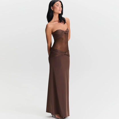 Flawless Maxi Dress - Brown
