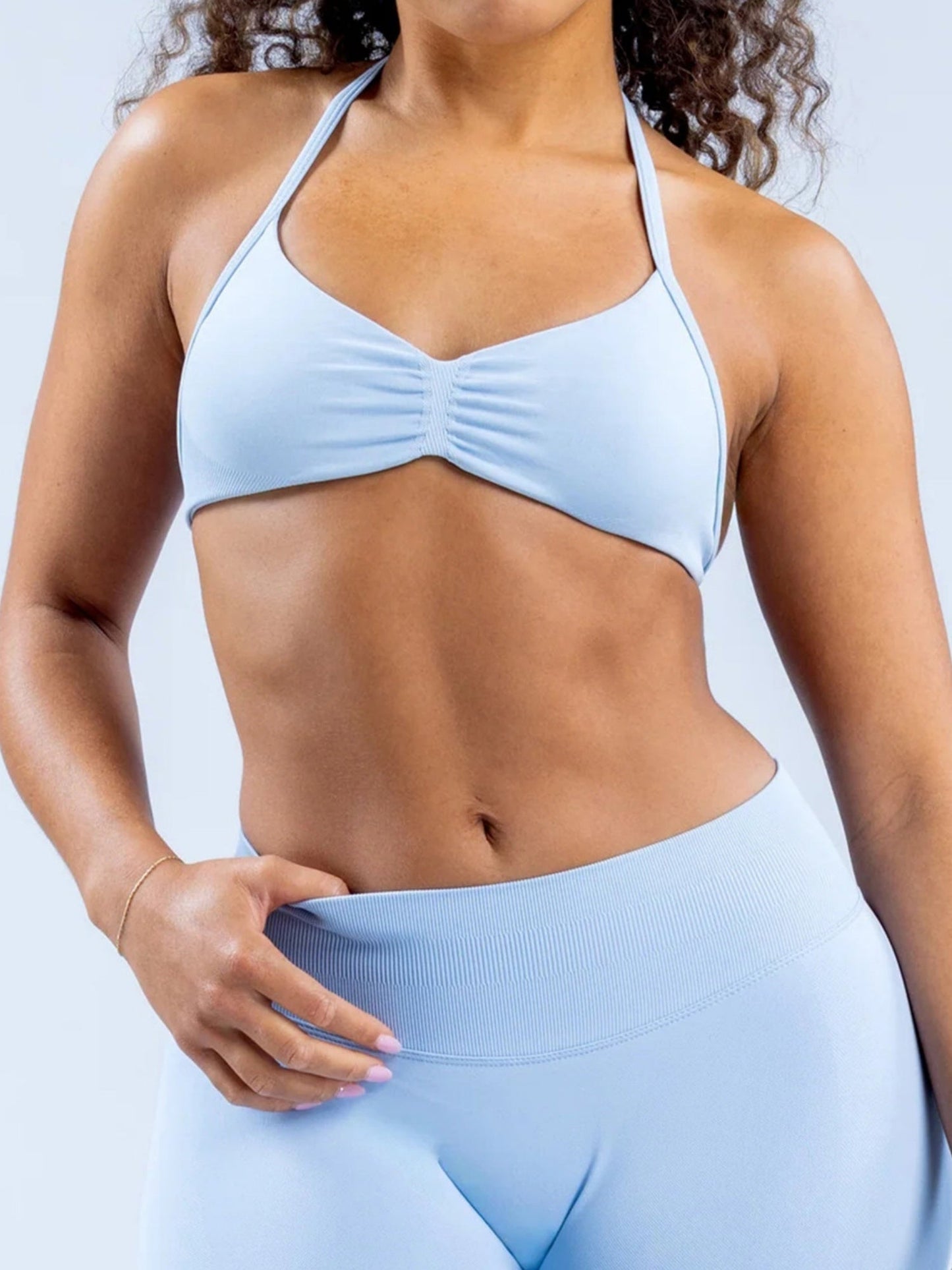 Seamless Halter Bra Beautiful Back Yoga Underwear Vest