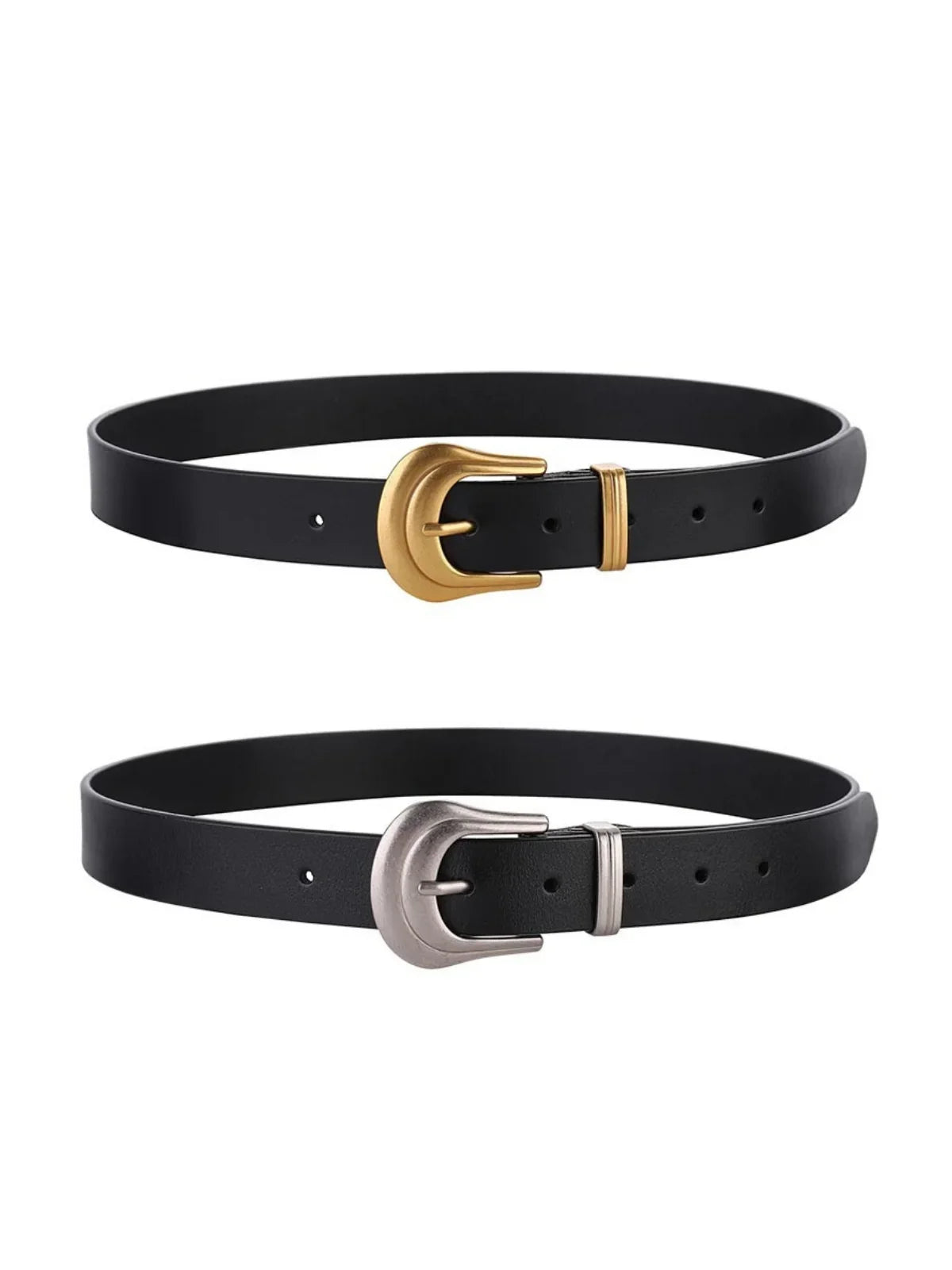 Always Elegant Distressed Cowhide Belt