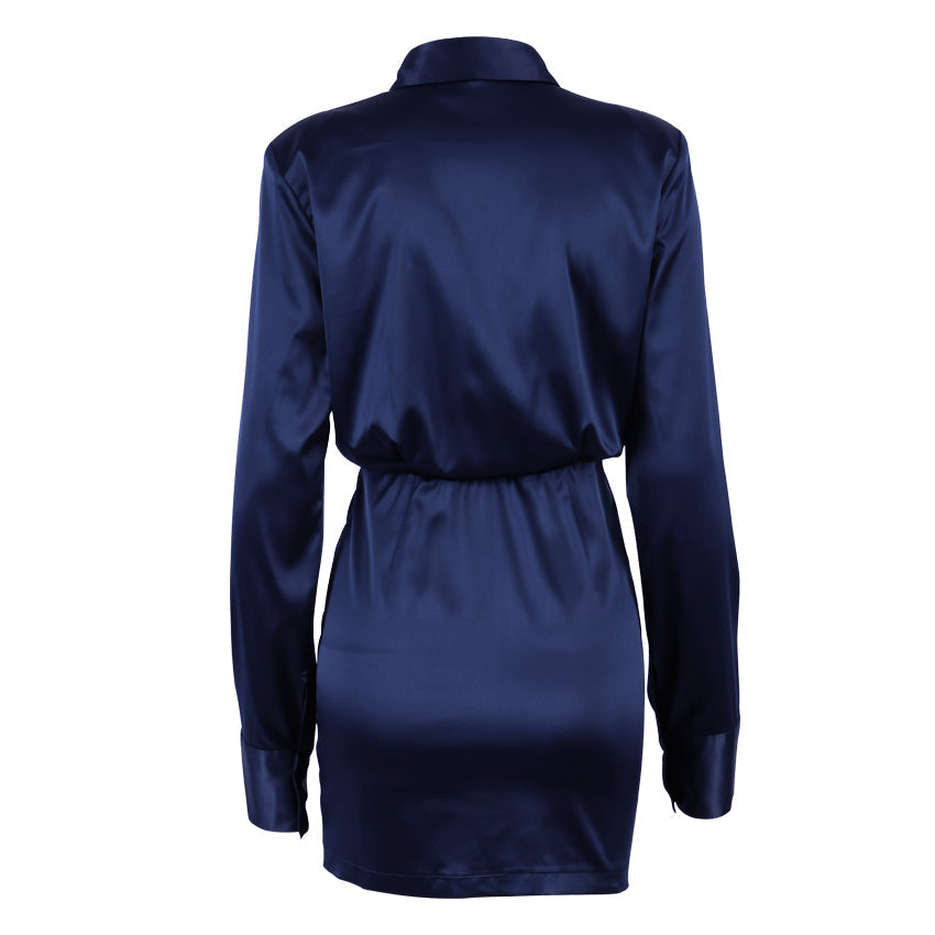 Anna Love Mini Dress - Blue