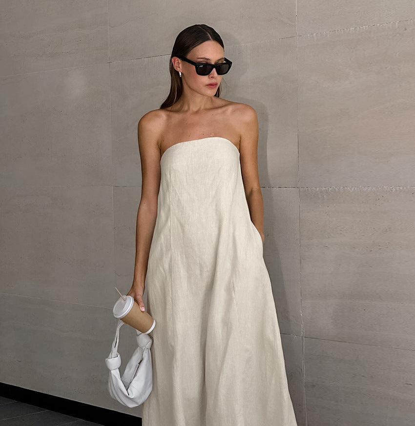 Martina Maxi Dress - Beige