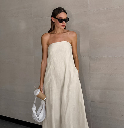 Martina Maxi Dress - Beige