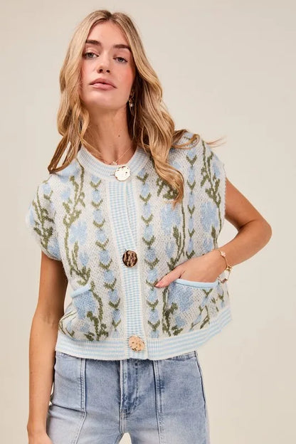 Bleue Knit Vest