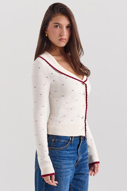 French Chic Boucle Cardigan
