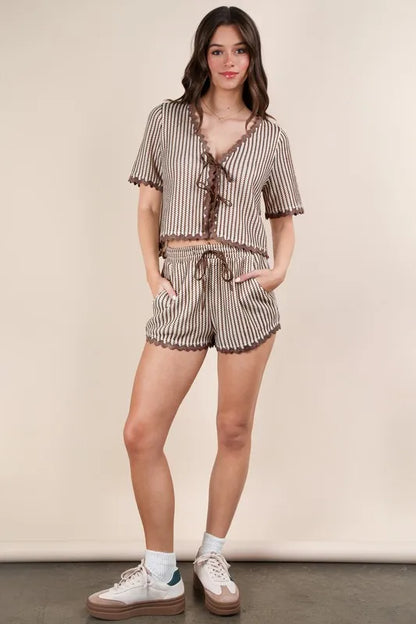 Taylor Striped Set