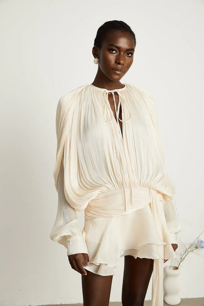 Nadia Ruffled Mini Dress