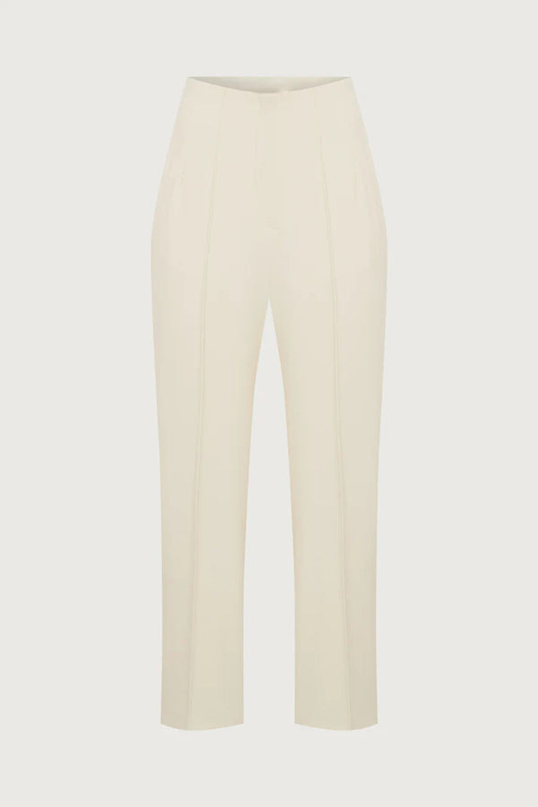 Exquisite and Fashionable High Waist Pocketed Straight Leg Pencil Pants