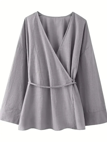 Double Breasted Elegant Kimono Outerwear