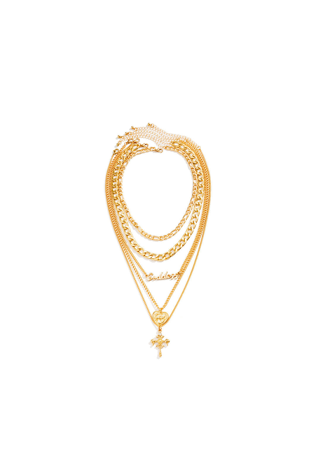 Goddess Layered  Necklace Set