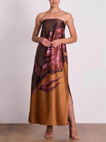 Sophia-Charm Floral Maxi Dress