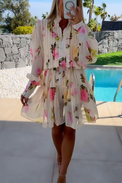Sunset And Dreams Floral Mini Dress