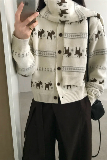 Tassel Knit Cardigan