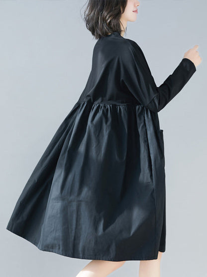 Original Split-Joint Long Sleeve Dress
