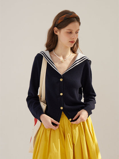 Basic Long-sleeved Knitted Sun Protection Cardigan