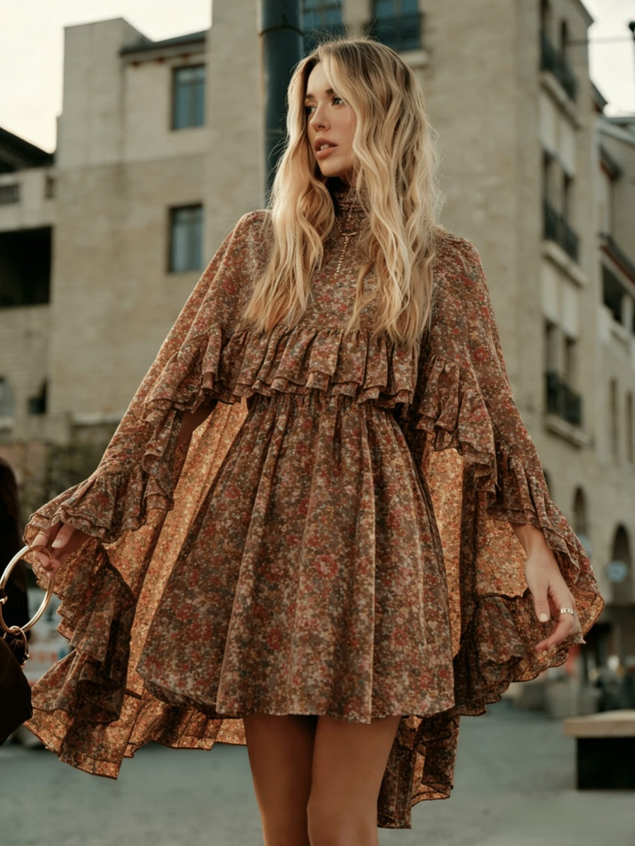 Camisoles Shawl Ruffle Chiffon 2-piece Sets