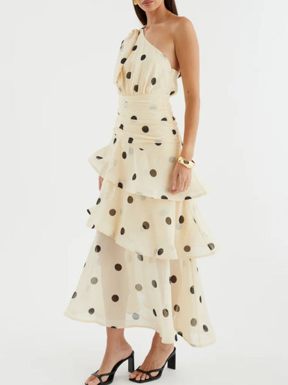 Kline Polka Dot Maxi Dress