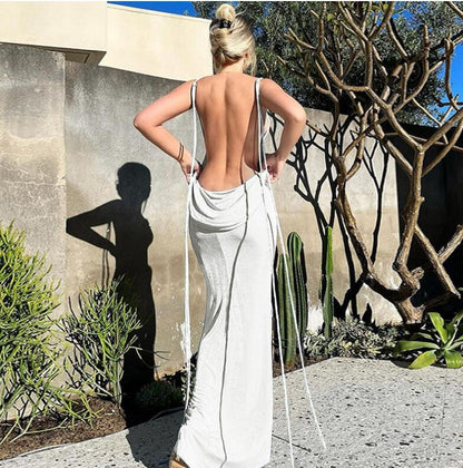 Serenity Backless Maxi Dress