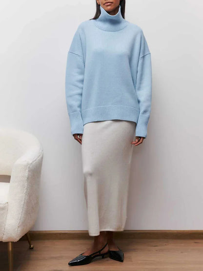 Always Chic Turtleneck Oversized Sweater