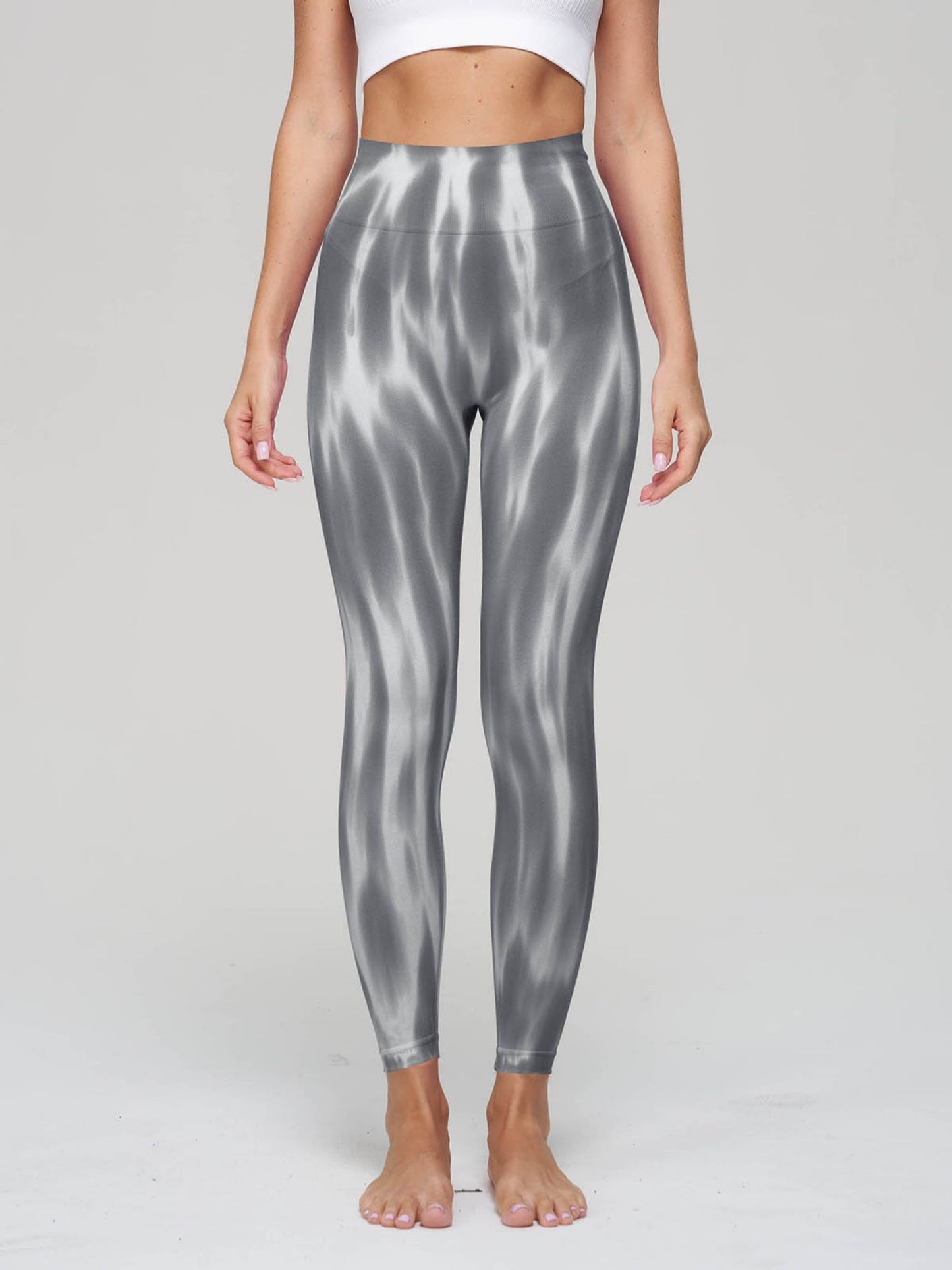 Seamless Color High-waisted Hip Lift Sports Yoga Pants
