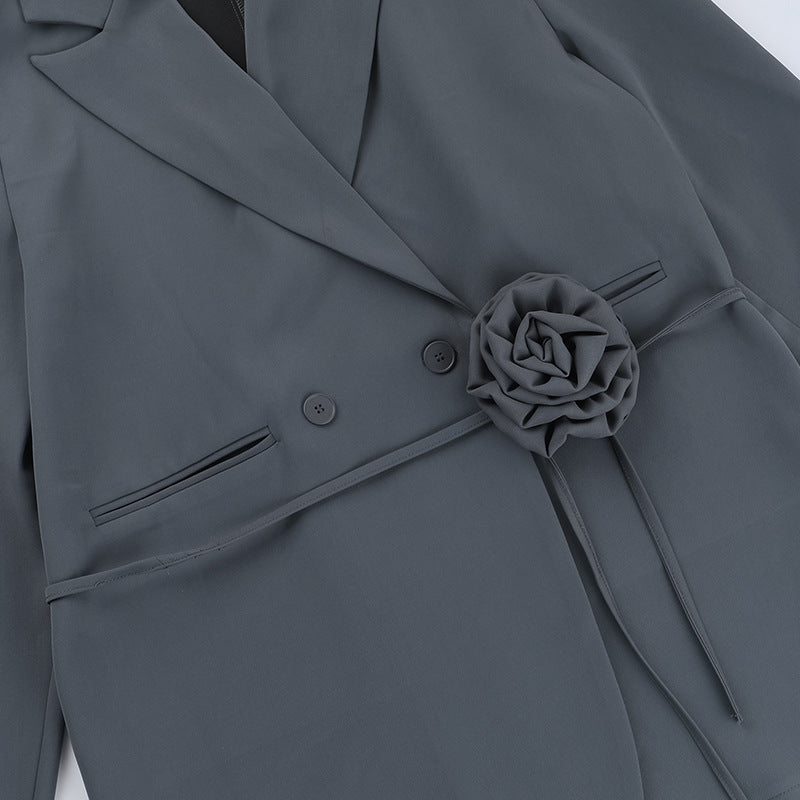 Smoky Dusk Dress-Grey