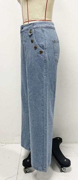 Frenzy Denim Flared Jeans - Blue