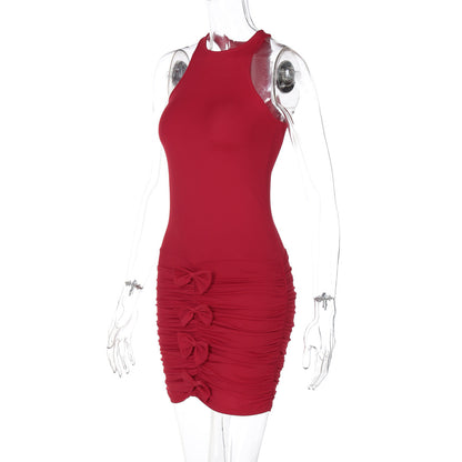 Salone Mini Dress - Red