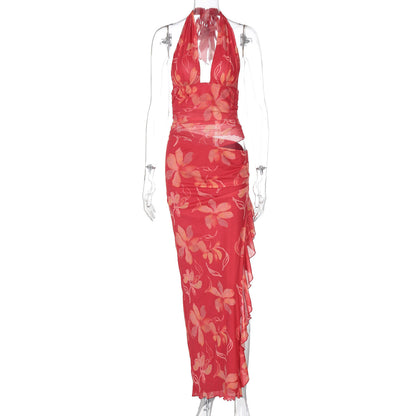 Rebus Maxi Dress - Red