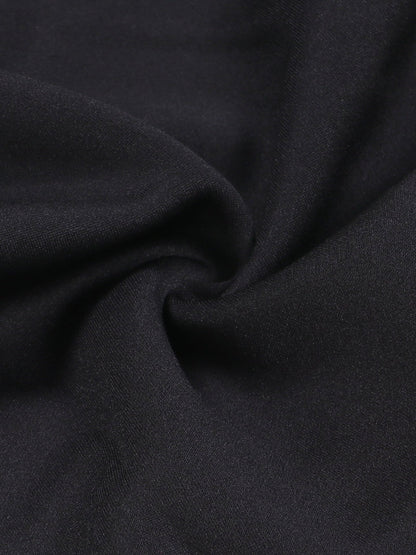 Pearl Long-Sleeved Slim-Fit Elastic Two-Piece Suit