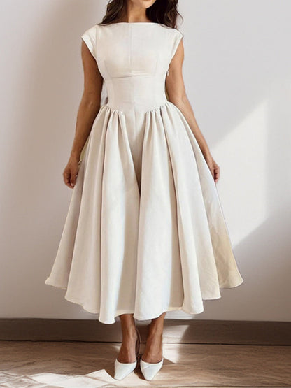 Sexy Big Backless Big A Pendulum Temperament Maxi Dresses