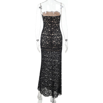Veloura Maxi Dress-Black