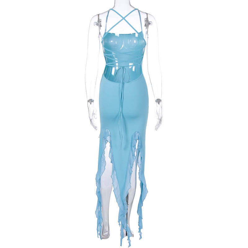 Afia Dress - Light Blue