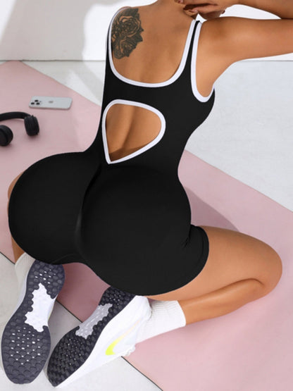 Seamless Beautiful Back And Lifted Buttocks Exercise And Fitness Yoga Jumpsuits