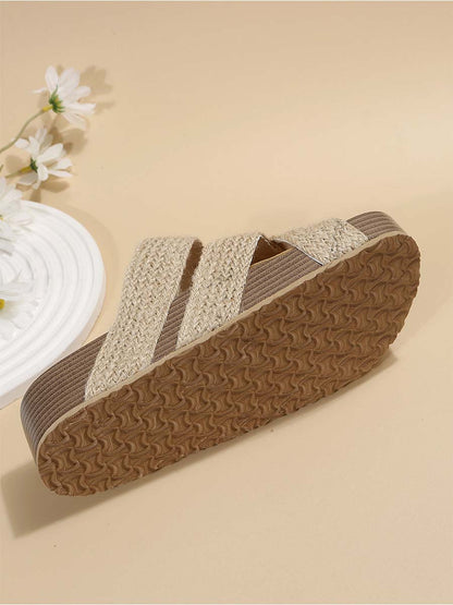 Woven Thick Sandals