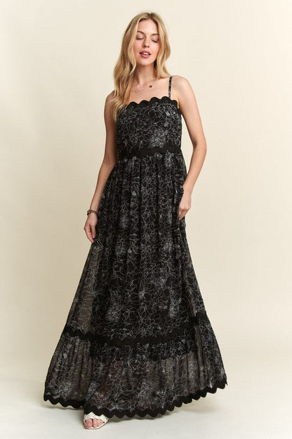 Noir Garden Dress