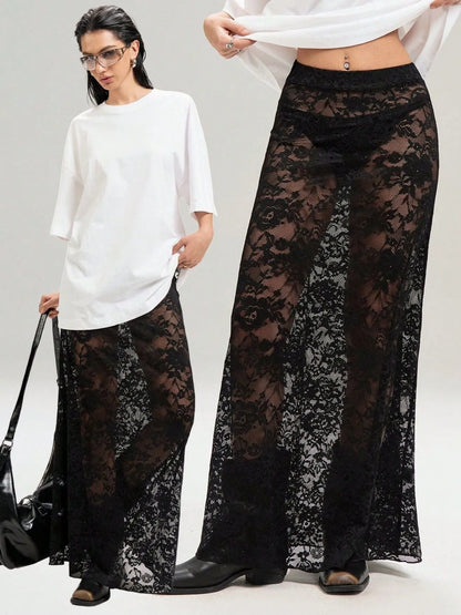 Courtney Lace Maxi Skirt
