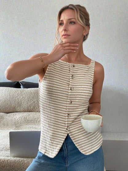 Cecily Button Down Tank
