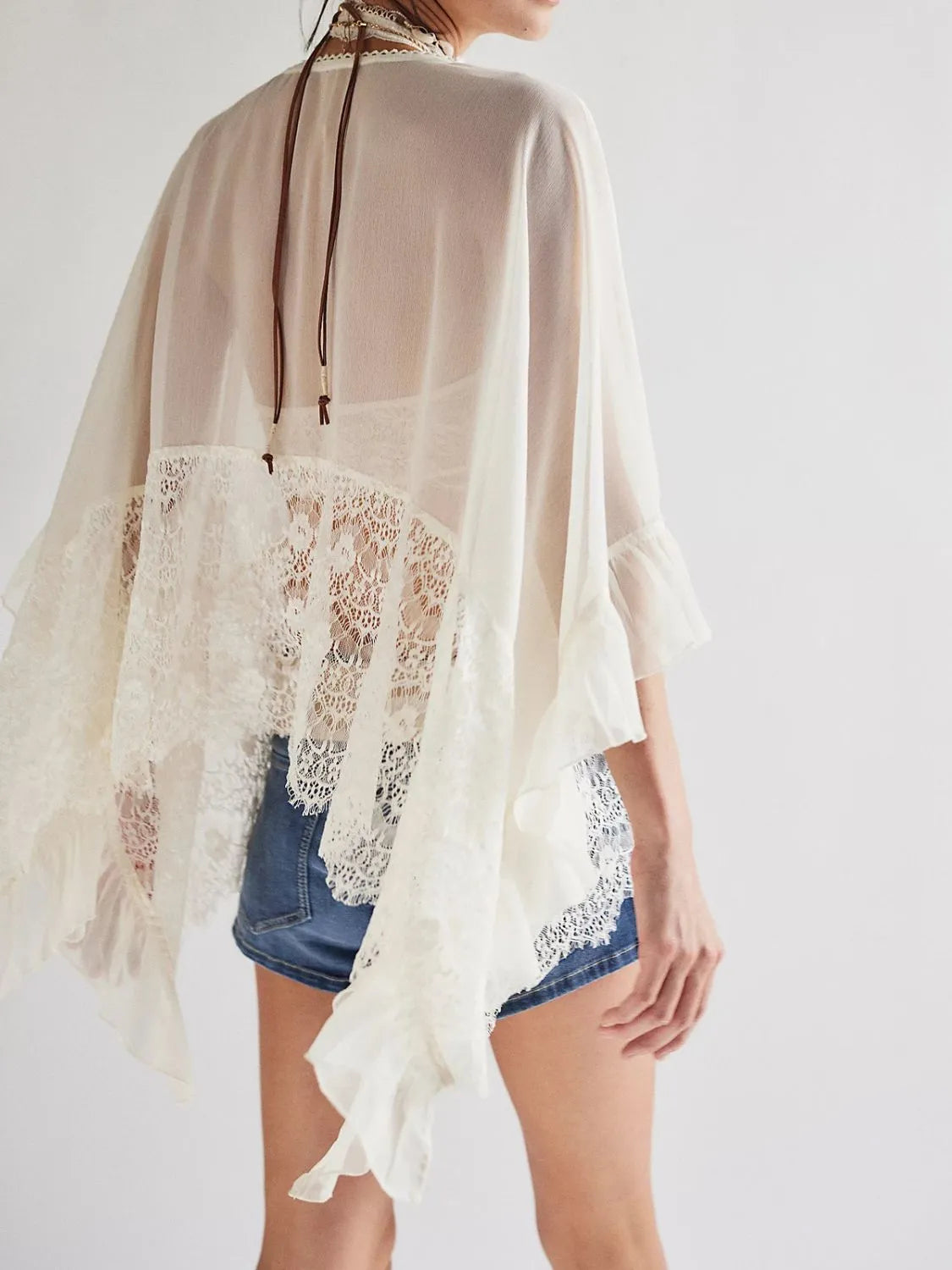 Sophie Lace Sheer Top