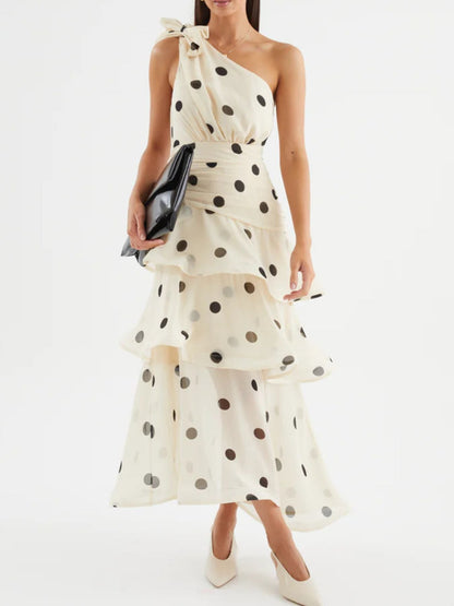 Kline Polka Dot Maxi Dress