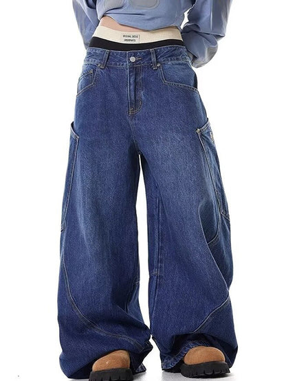 American Design Large Pocket Machete Boyfriend Jeans