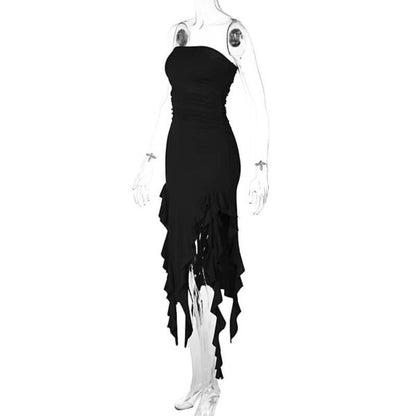 Aliza Mini Dress - Black