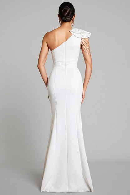 Marta One Shoulder Flower Maxi Dress