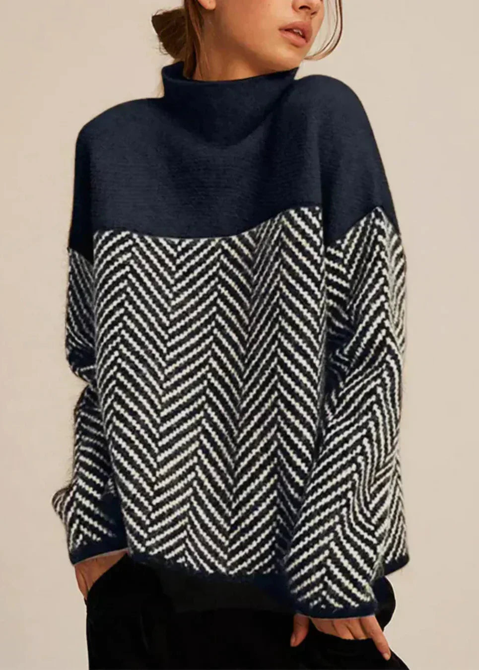 Emma | Elegant Turtleneck Jumper